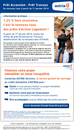 Prêt Accession - Prêts Travaux : nouveau taux